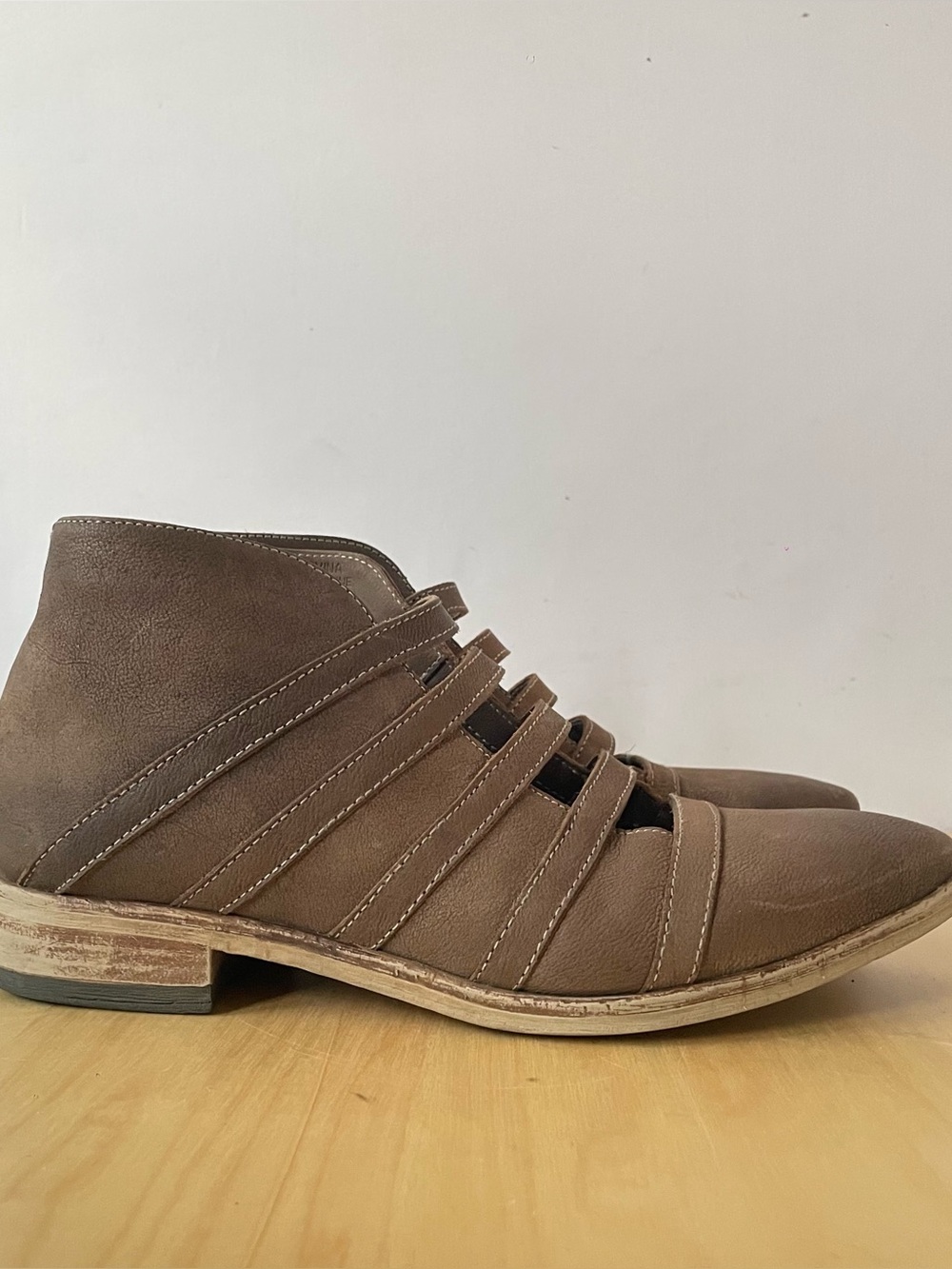 Free People Emma Swept Away leather ankle booties | EU 38